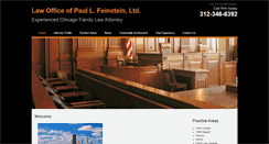 Desktop Screenshot of paulfeinstein.com